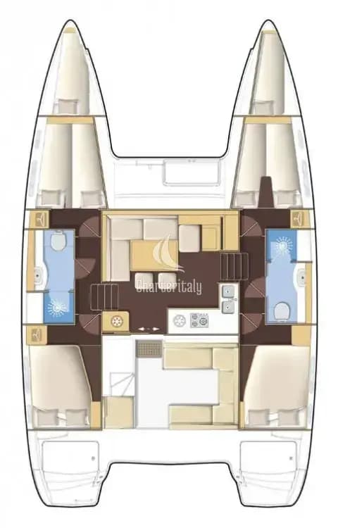 Lagoon 400 S2 - Lady Dom - 2