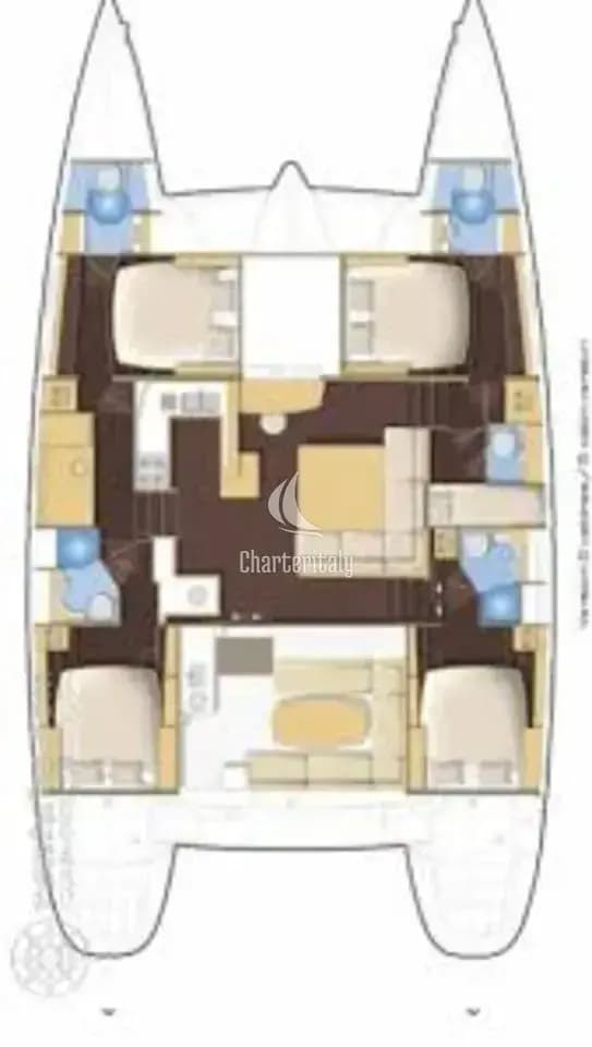 Lagoon 500 - 4 cab. - Vip One - 2