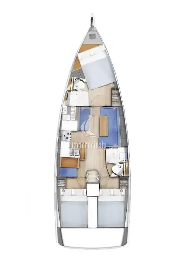 Sun Odyssey 410 - 3 cab. - Aris - 2