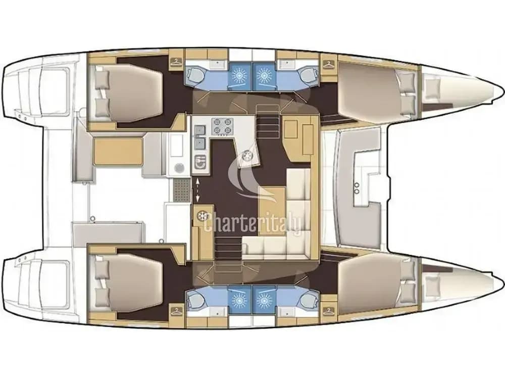Lagoon 450 Fly - BLUE BERRY - 16