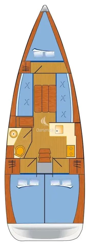 Sun Odyssey 349 - 3 cab. - Ana - 2