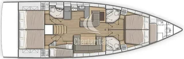 Oceanis 51.1 - Princess Oceana - 3