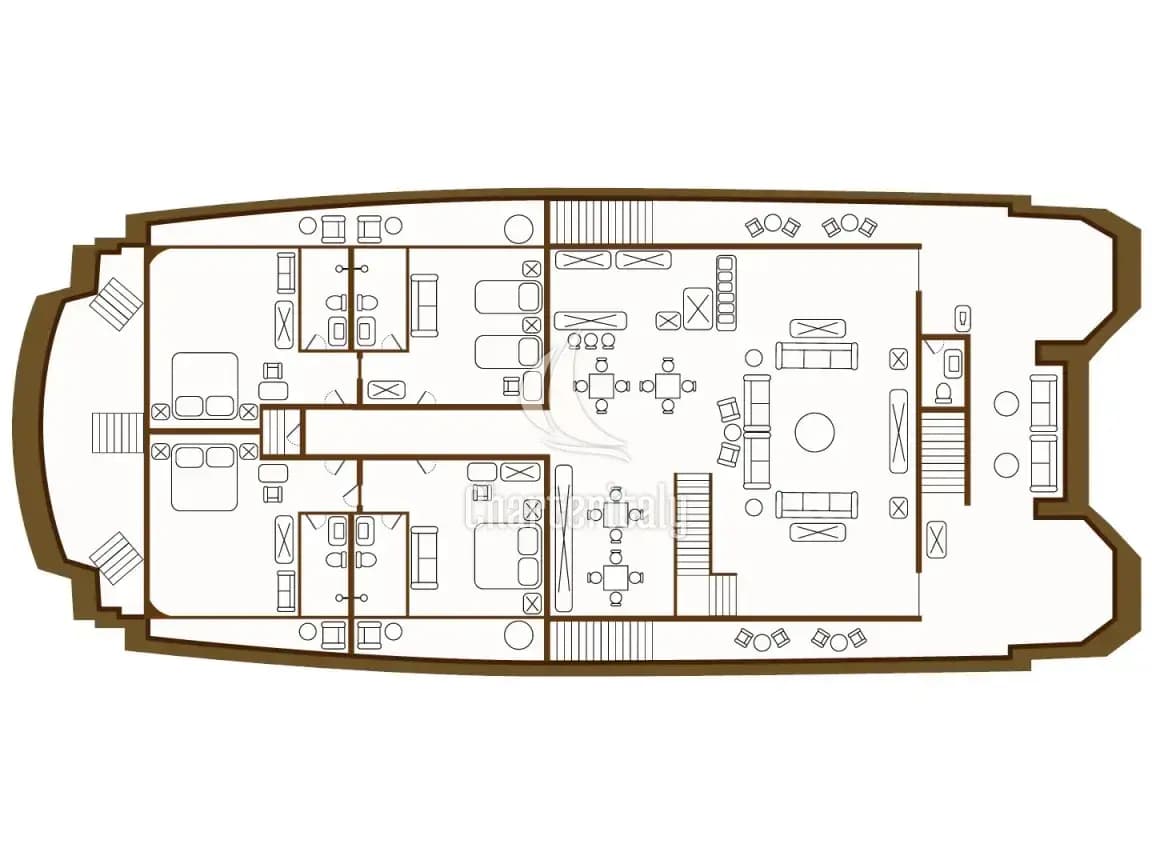Power Catamaran - Elite - Cabin 3 - 3