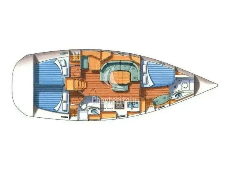 Oceanis 393 - Aeolian Too (Solar, heating, Plotter) - 13