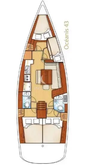 Oceanis 43 - Beluga - 2