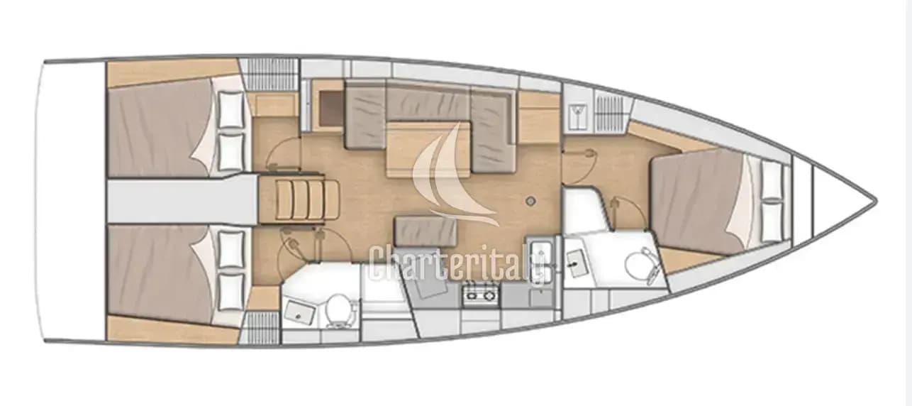 Oceanis 40.1 - 3 cab. - Gia - 9