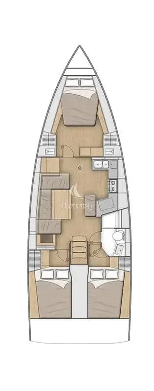 Oceanis 40.1 - 3 cab. - Gia - 2