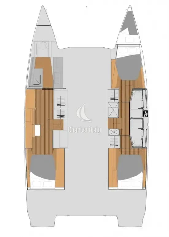 Fountaine Pajot Elba 45 - 3 cab. - Caramita - 2