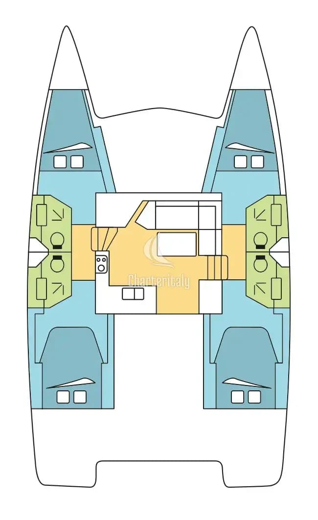 Fountaine Pajot Lucia 40 - 4 cab. - AKIALOA - 2