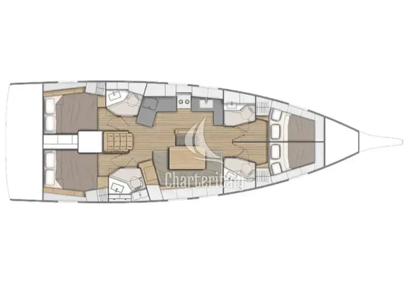 Oceanis 46.1 - Sail Delta - 11