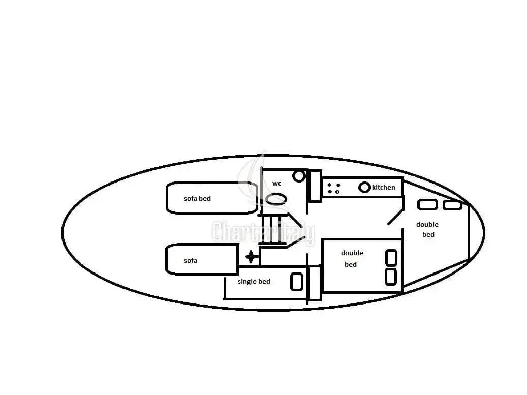 Motor sailer - Palagruža - 7