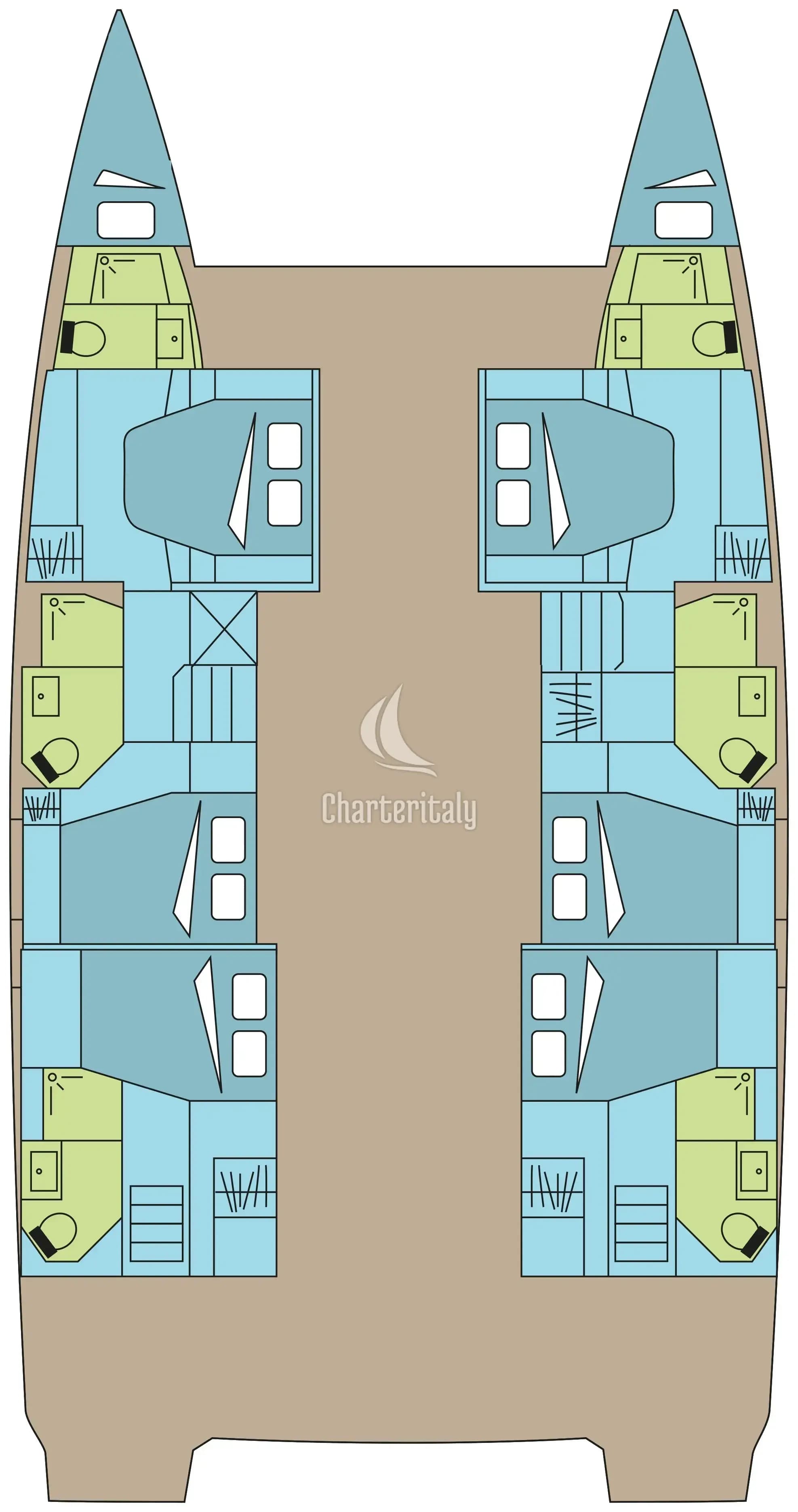 Fountaine Pajot Aura 51 SMART ELECTRIC - 6 + 2 cab. - TIKI - 2
