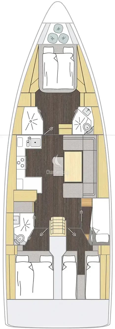 Bavaria C46 - 4 cab. - Art N - 2
