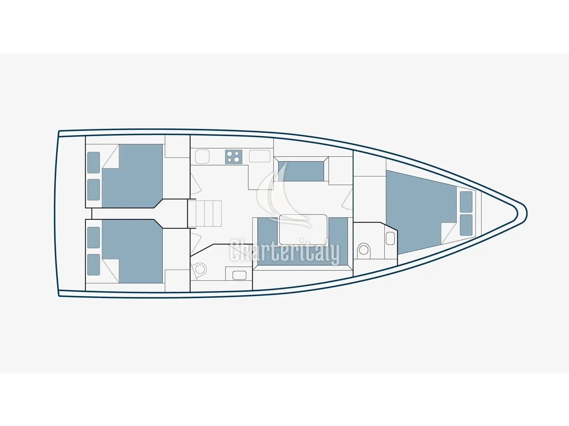 Bavaria C42 - Bluestone - 3