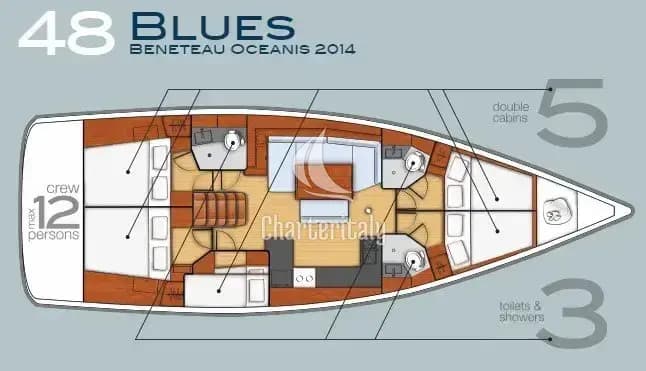 Oceanis 48 - Blues - 18
