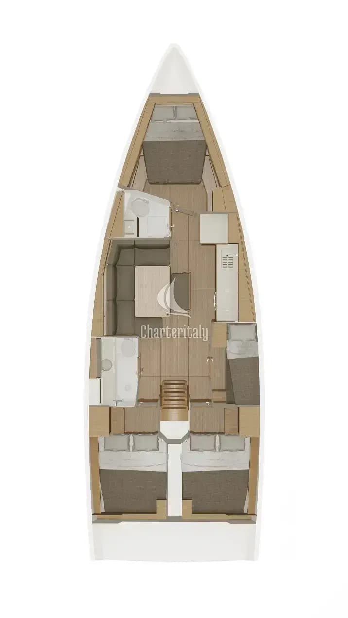 Dufour 430 GL - Blue Moon II - 2
