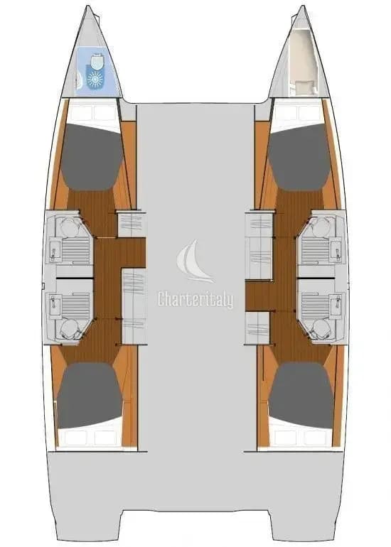 Fountaine Pajot Astrea 42 - 4 + 1 cab. - Capella 1 - 2