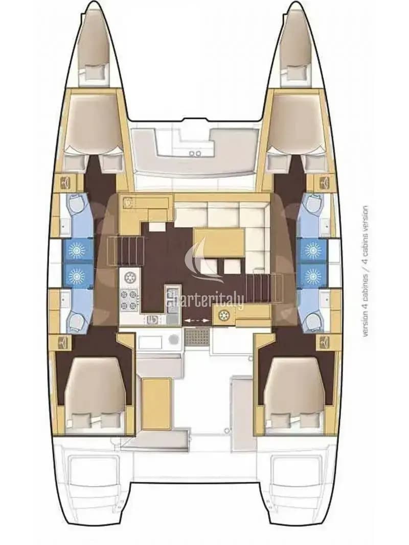 Lagoon 46 - 4 + 2 cab. - Celena I - 2