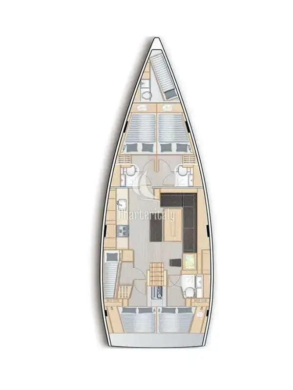 Hanse 508 - 5 + 1 cab. - Alian - 2