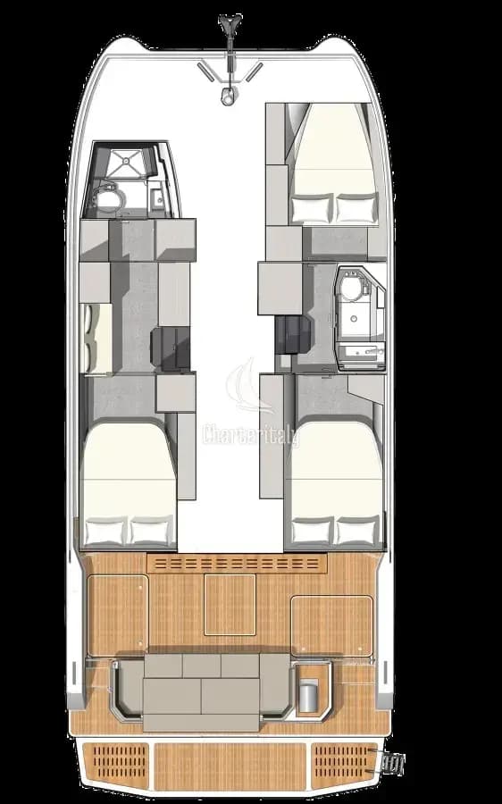 Fountaine Pajot MY4.S - Maestro - Blue Champagne - 2
