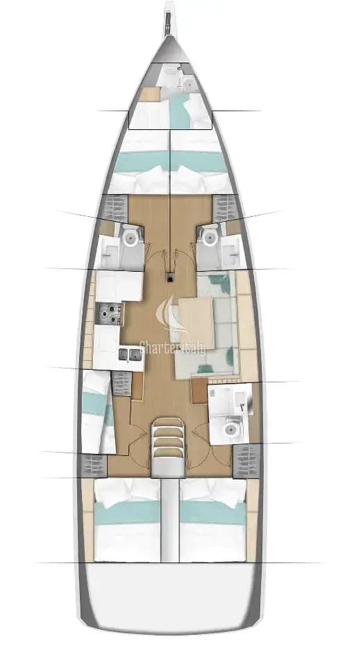 Sun Odyssey 490 - 5 + 1 cab. - Achilleas - 2