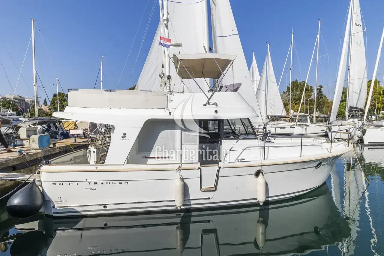 Swift Trawler 34 Fly - Blue Sky - 1