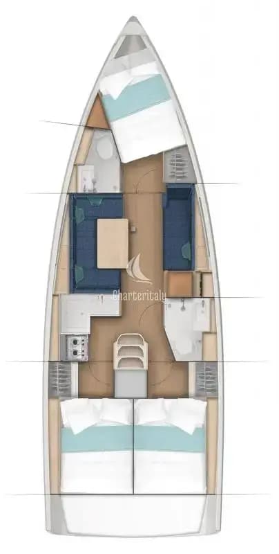 Sun Odyssey 380 - 3 cab. - Euforica - 2