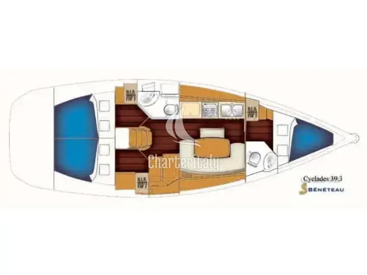 Cyclades 39.3 - Artemisia - 12