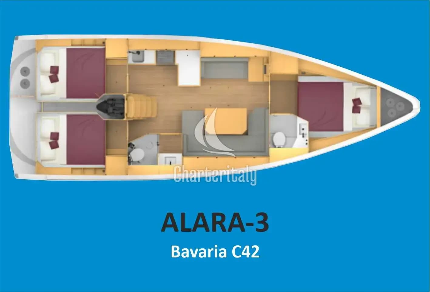Bavaria C42 - Alara 3 - 2