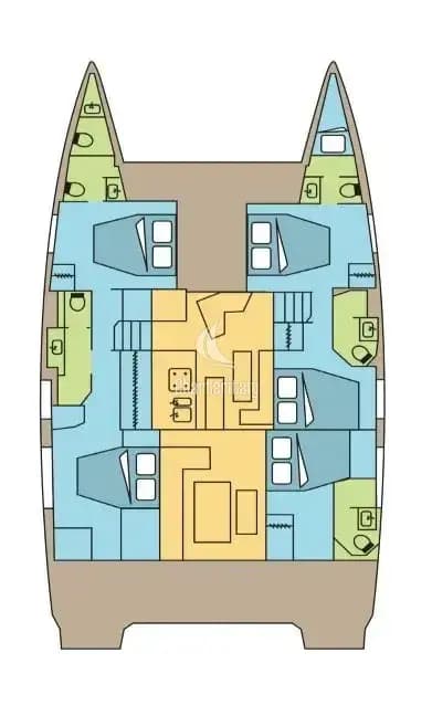 Fountaine Pajot Aura 51 SMART ELECTRIC - 5 cab. - LILY - 2