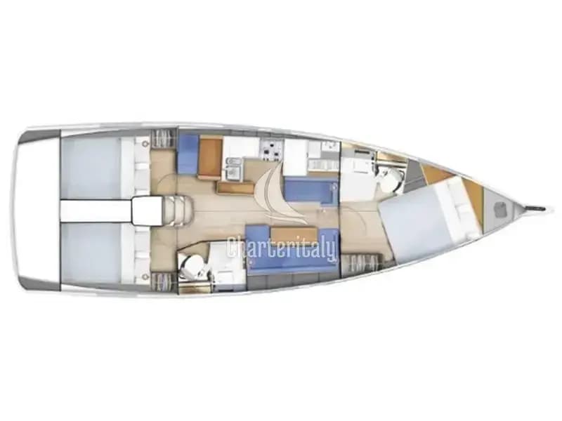 Sun Odyssey 410 - Alboran Albariño - 3