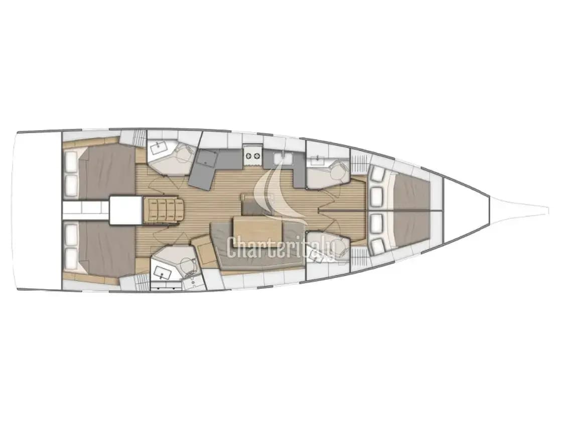 Oceanis 46.1 - Andromaca - Comfort line - 14