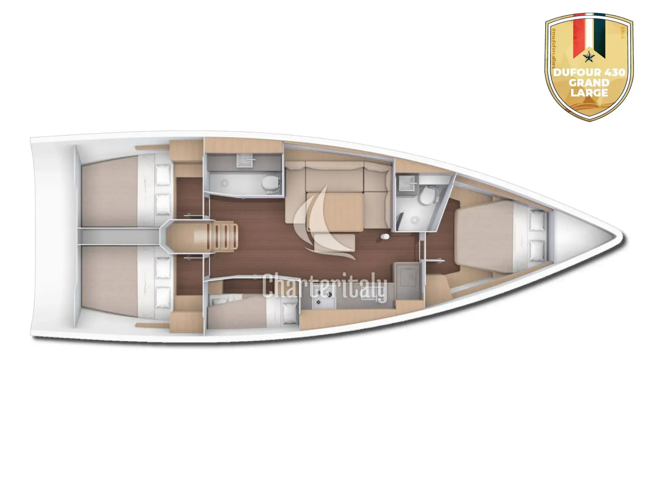Dufour 430 GL - Amoroso - 2