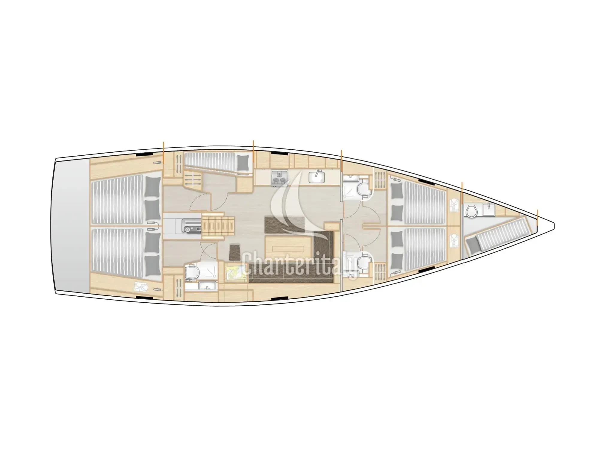 Hanse 508 - Atena - Water maker, Solar Panel - 17
