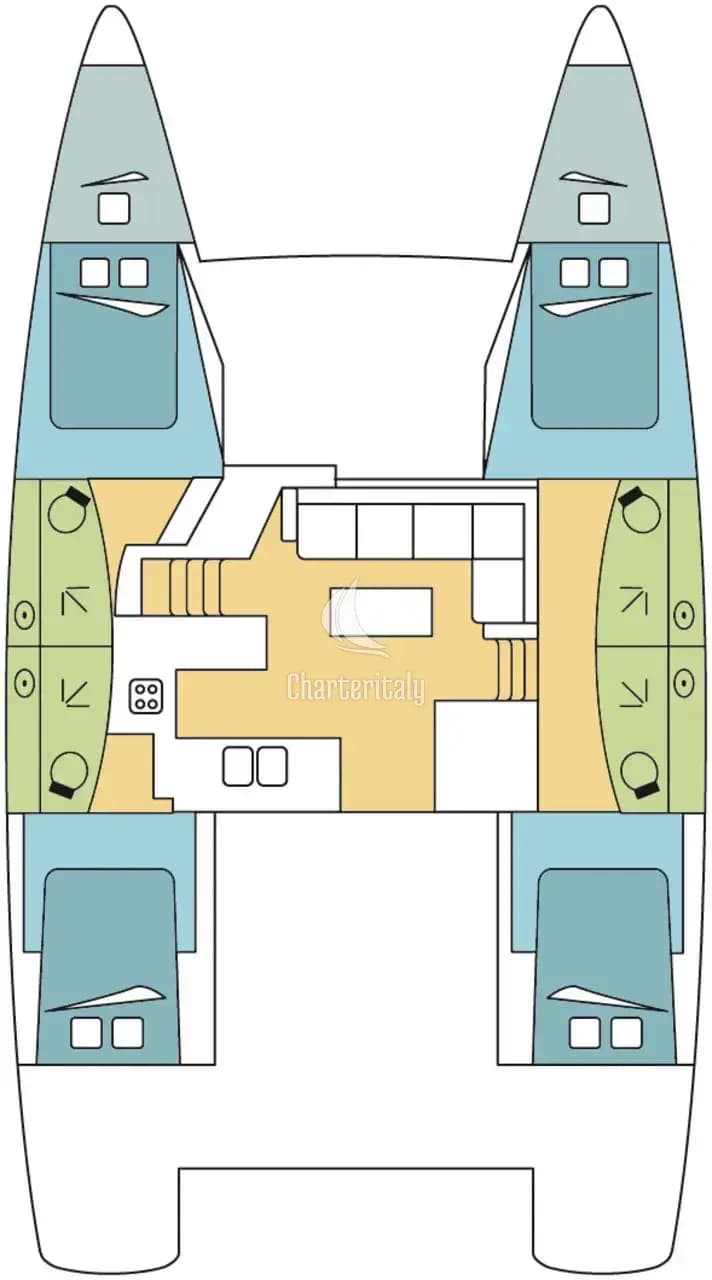 Fountaine Pajot Elba 45 - 4 + 2 cab. - Alexandra III - 2