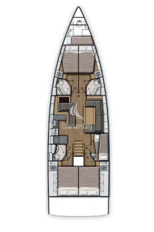 Oceanis 51.1 - 5 + 1 cab. - Amallo - 2