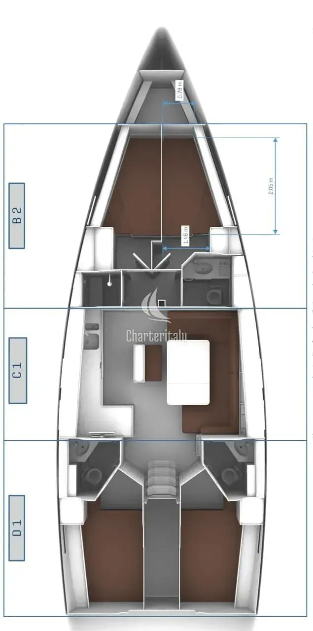 Bavaria Cruiser 46 - 4 cab. - Classy - 2