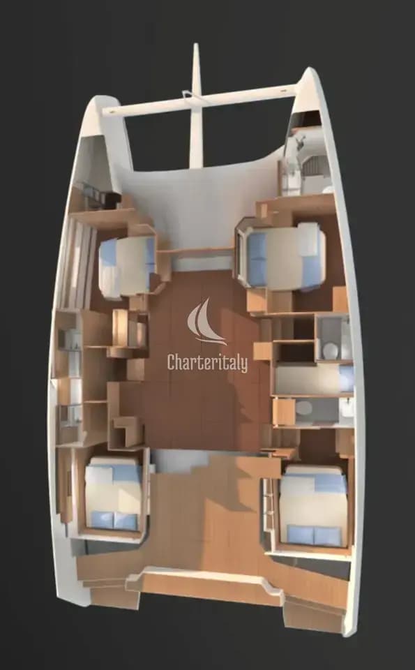 Dufour 48 Catamaran - 5 + 1 cab. - Amelie - 2