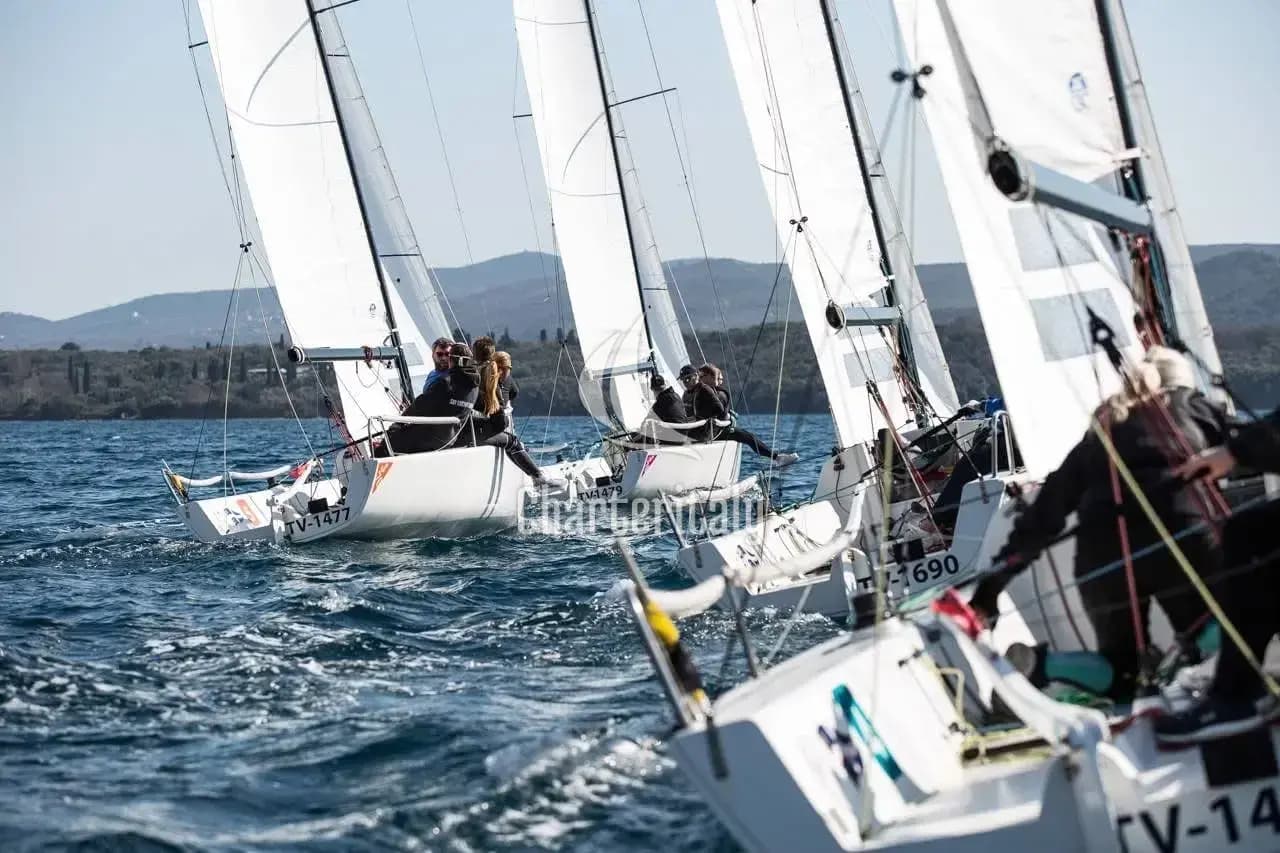 J70 - Montenegro J70 Racing fleet, 9 boats in Porto Montenegro - 3