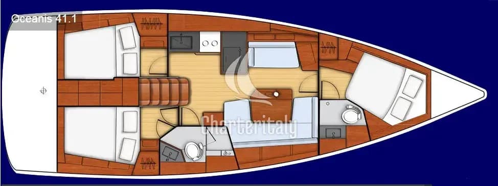 Oceanis 41.1 - AGINOR "Sails 2025" - 4