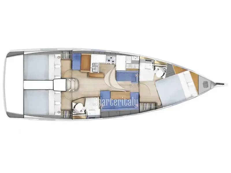 Sun Odyssey 410 - Aquamarine - 3