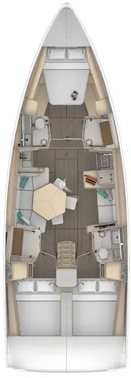 Dufour 44 - 3 cab. - Experience 2 - 2