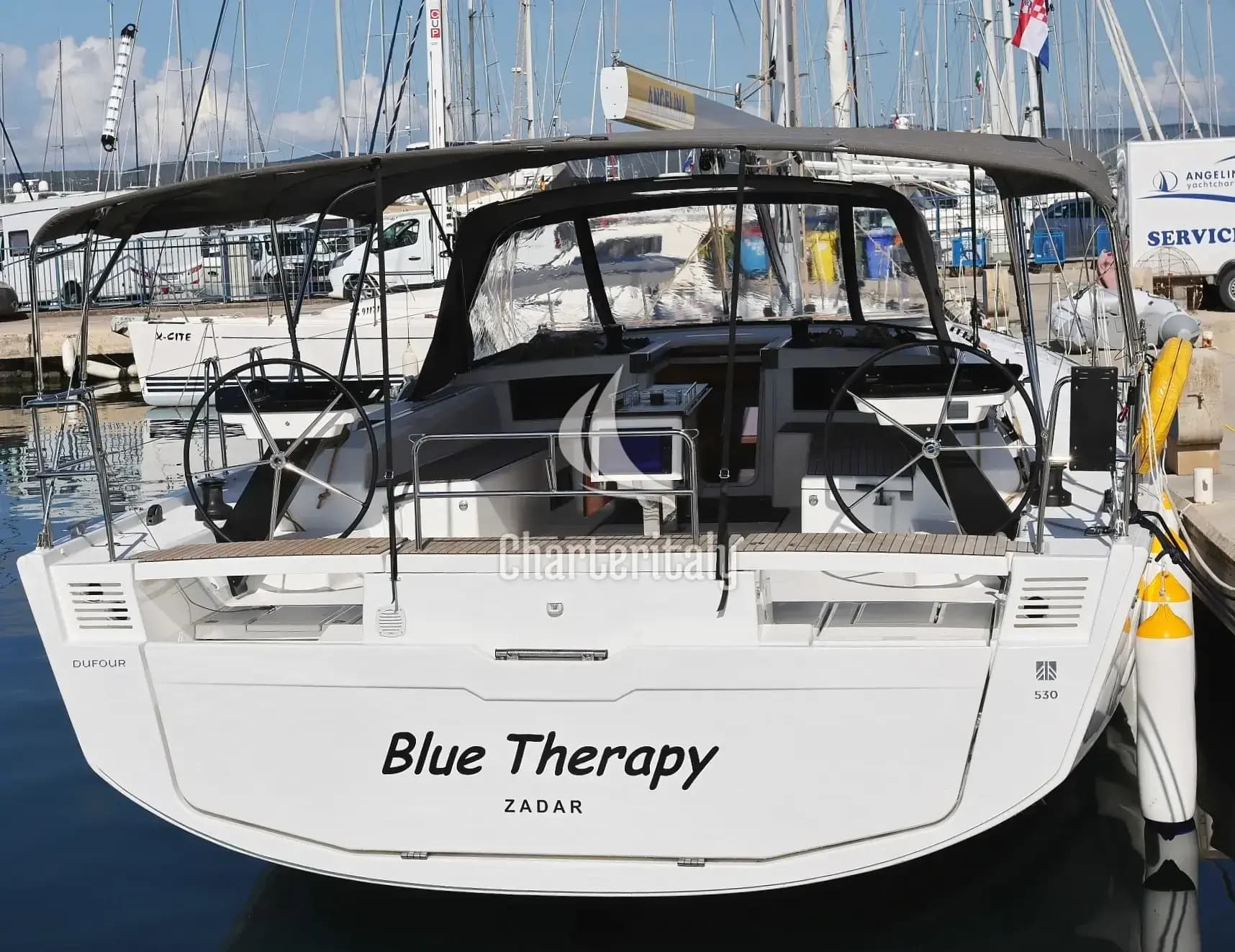 Dufour 530 - 5 + 1 cab. - Blue Therapy - 1
