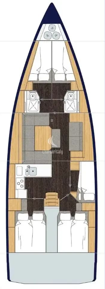 Bavaria C45 - 5 cab. - Aurora - 2