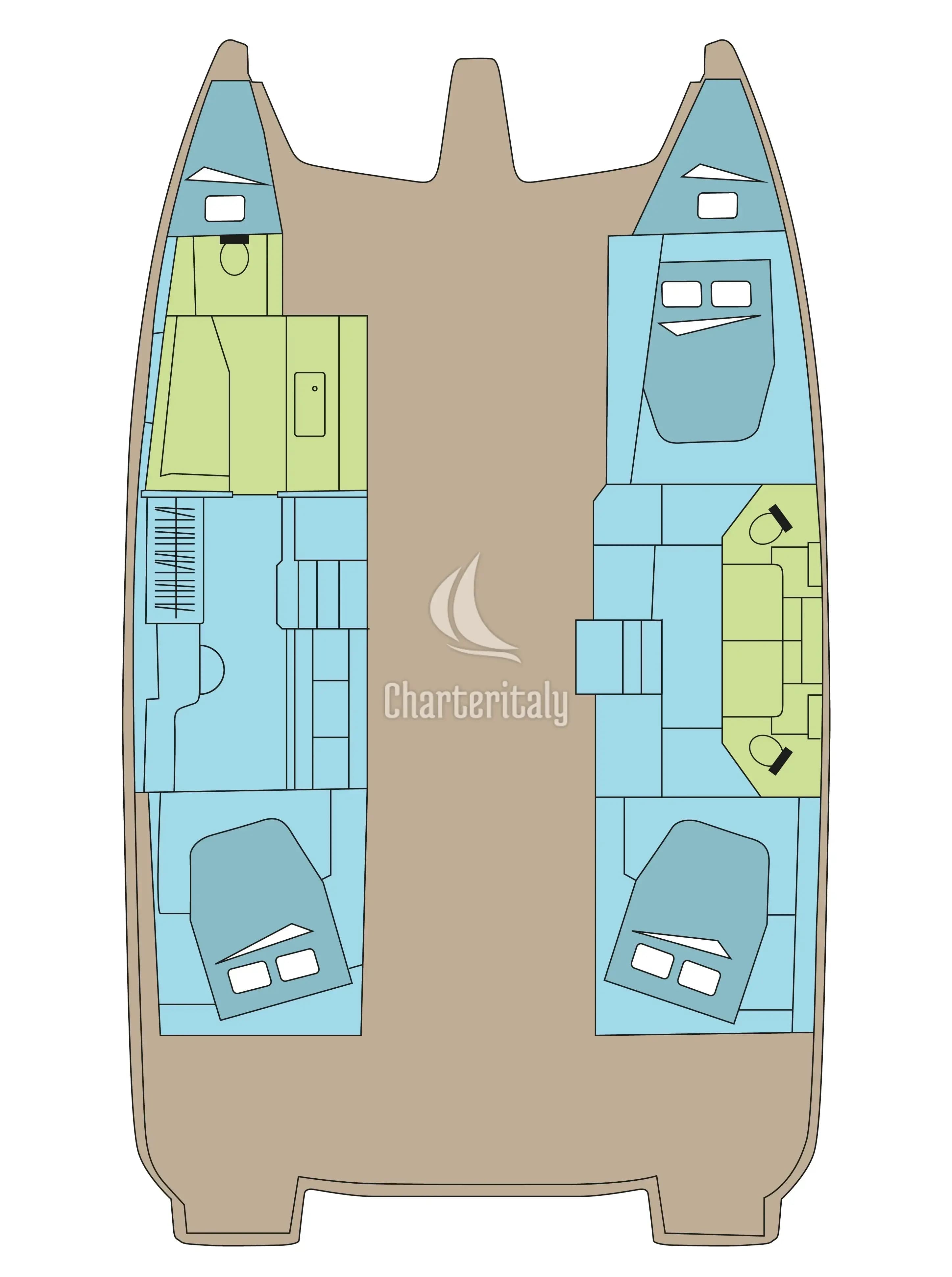 Fountaine Pajot FP 44 Maestro - 3 + 2 cab. - DIVER DOG - 2