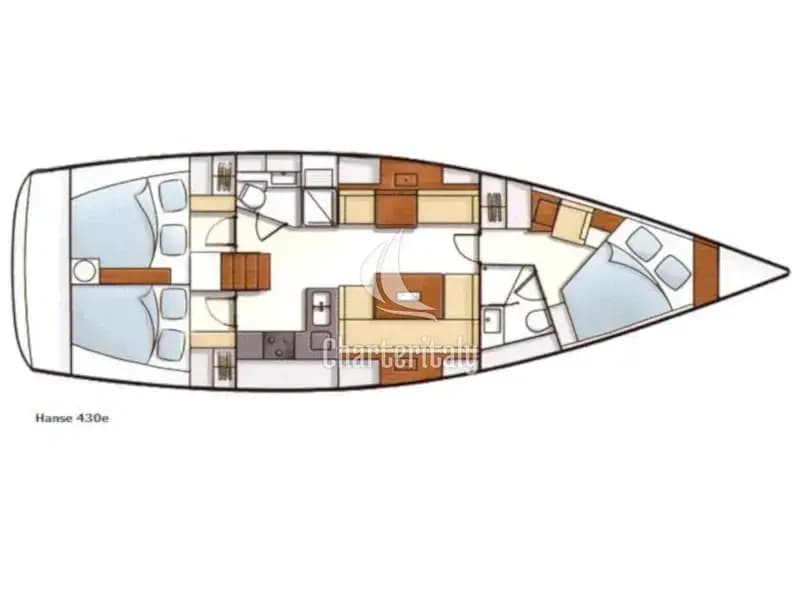 Hanse 430e - Divine Caroline - 2