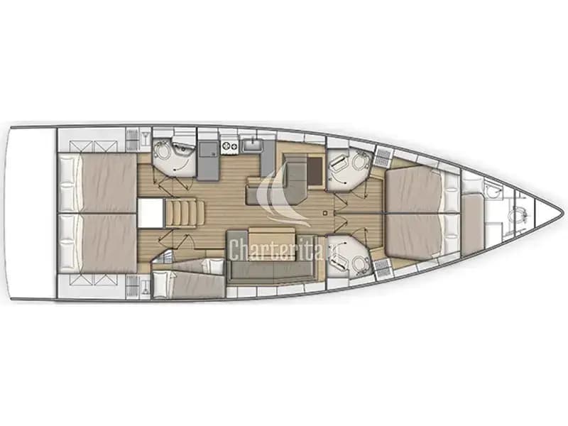 Oceanis 51.1 - Agape - Premium line - 5