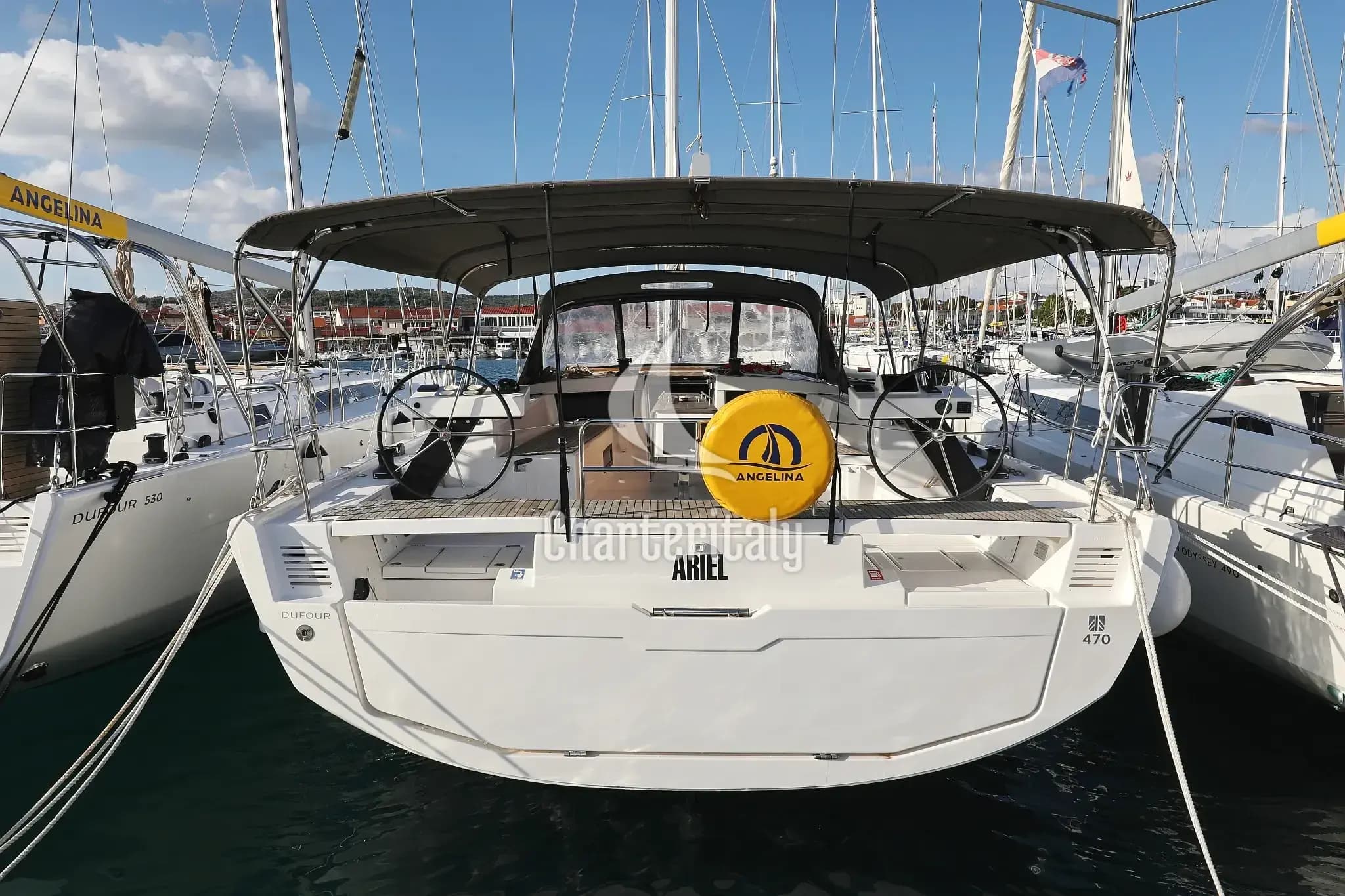 Dufour 470 - 4 cab. - Ariel - 1
