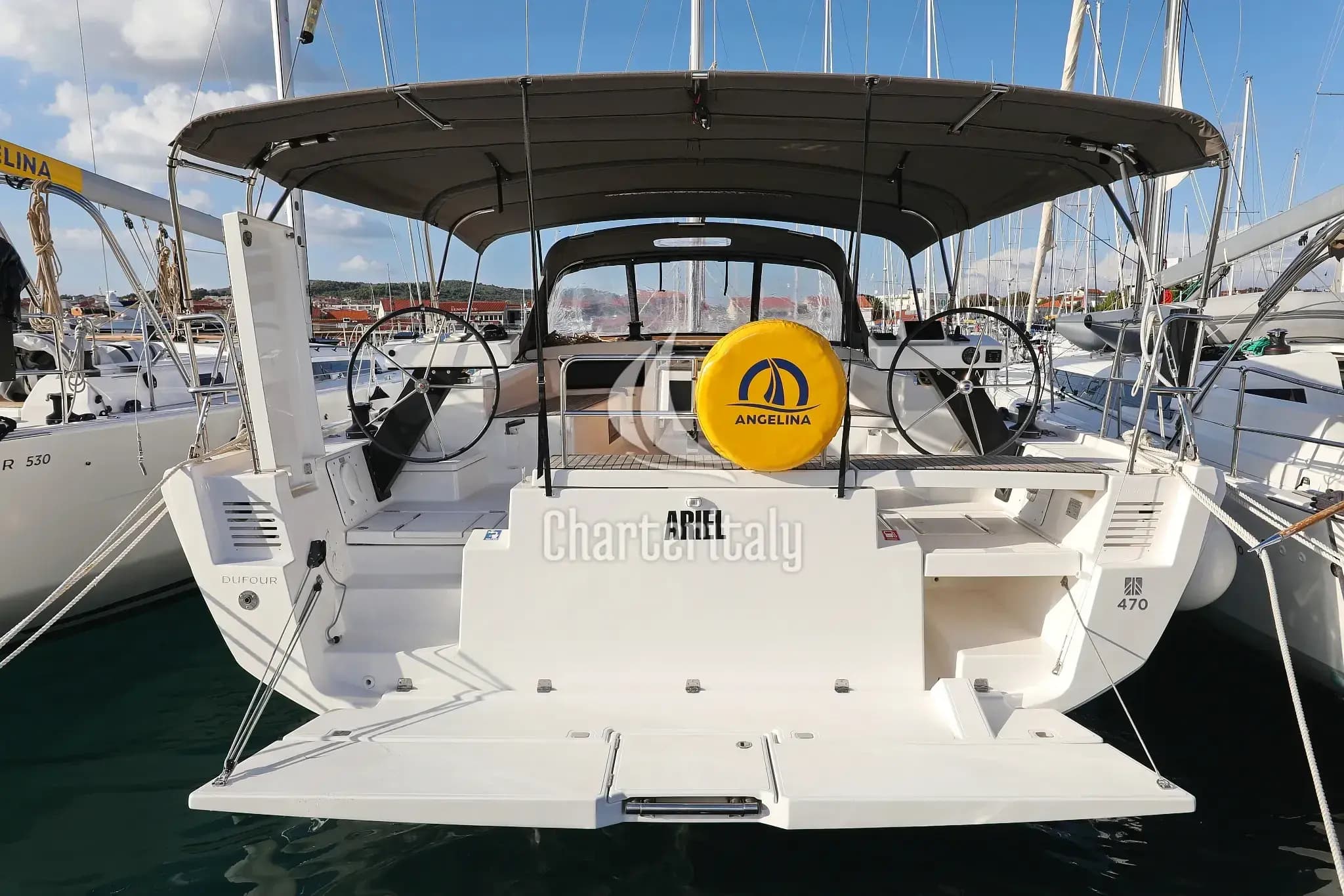 Dufour 470 - 4 cab. - Ariel - 3