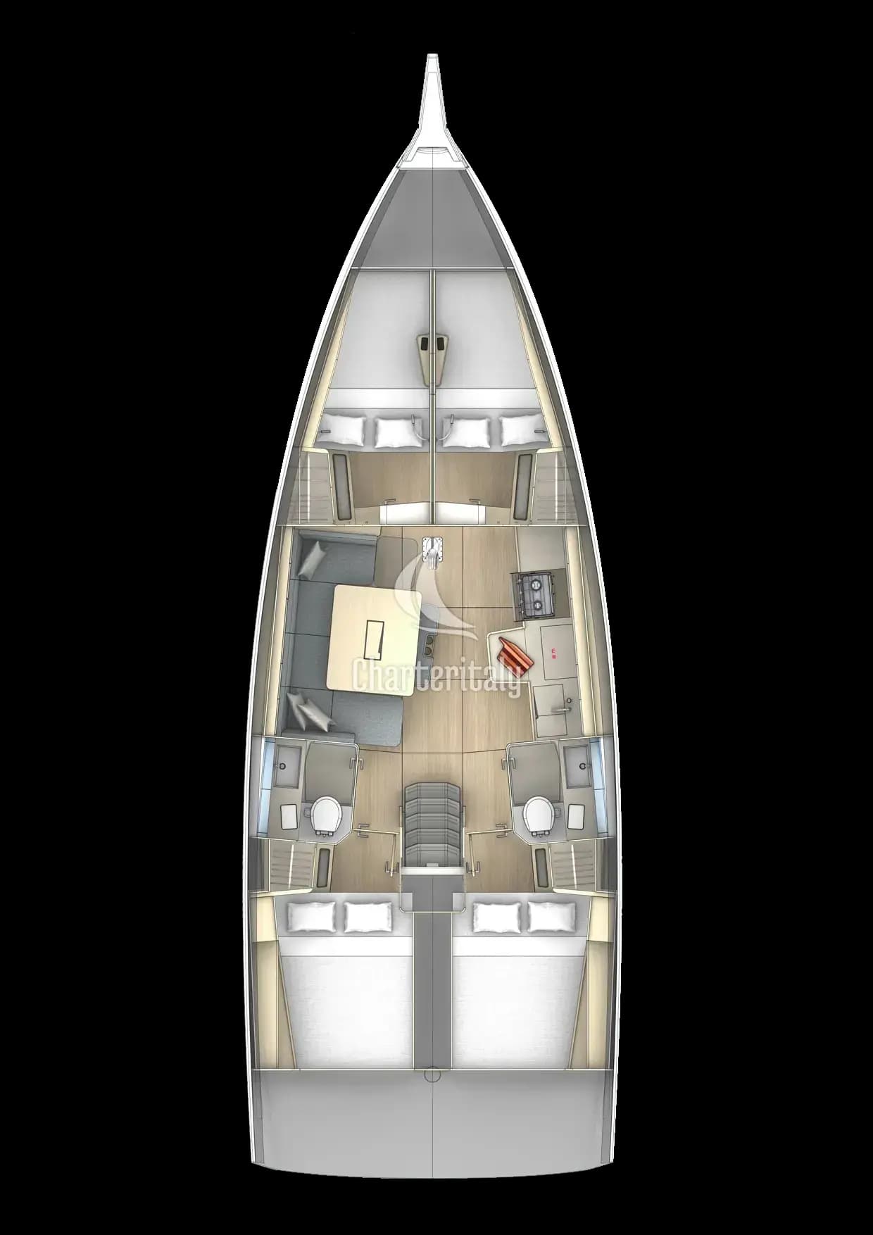 Dufour 41 Performance - 4 cab. - Anatest - 2